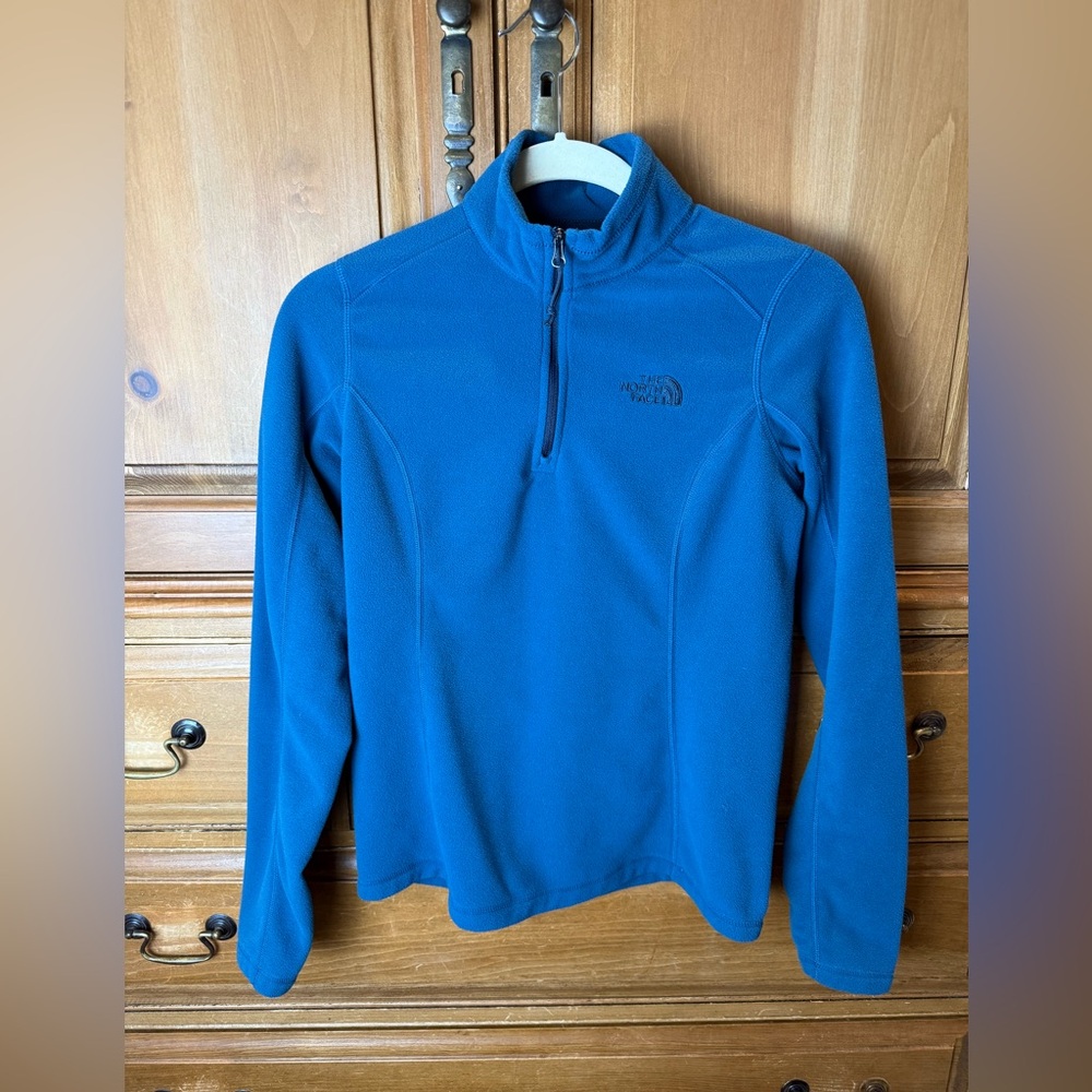 The North Face Blue Quarter-Zip Fleece Pullover